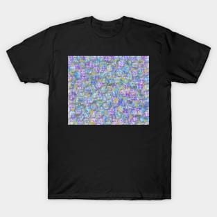 Daily Commute. Abstract design in pastel colors and muted tones. Inspired by modern workday travel as people perform their daily commute. T-Shirt